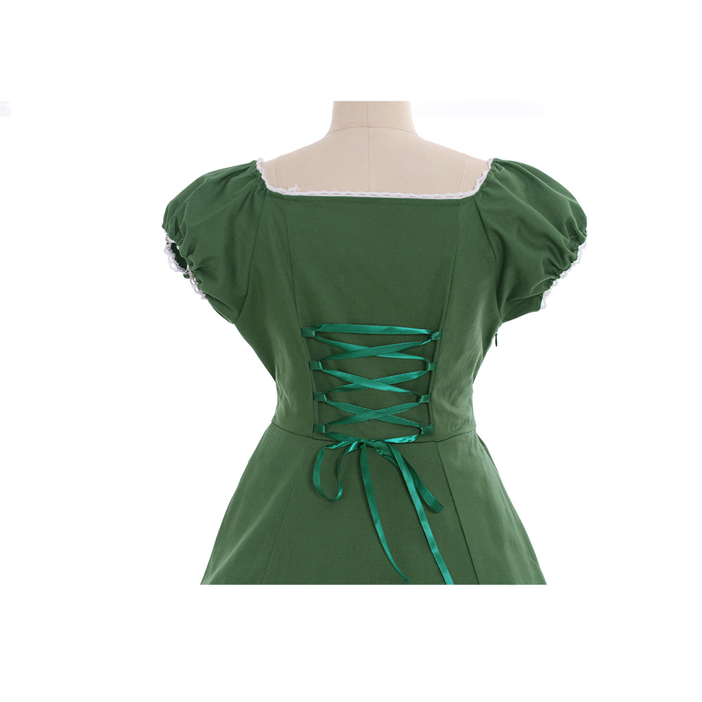 Elegante vestido victoriano de Halloween para mujer: vestido largo estilo rococó para baile de máscaras