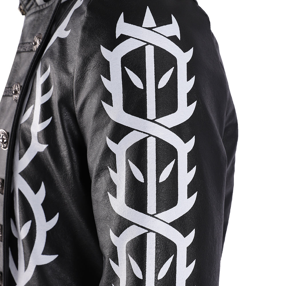 Premium Devil May Cry 5 Vergil Deluxe Cosplay Costume Full Set with Coat and Yamato - Halloweez