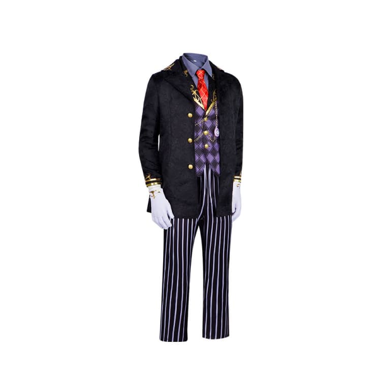 Fifth Personality Identity V Aesop Carl Mortician Cosplay Costume - Game Accurate Joker Outfit for Comic Con