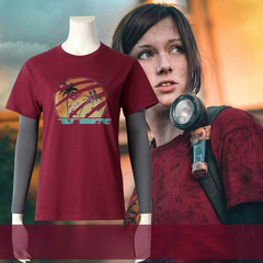 Ellie The Last of Us Fan T-Shirt, Custom Cotton Loose Tee for Summer, Comic Con & Daily Wear