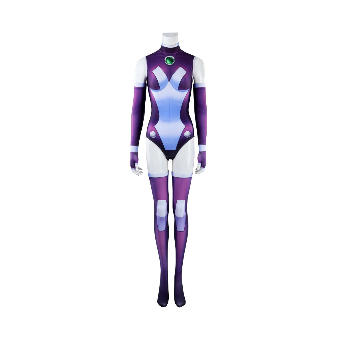 Teen Titans Starfire Cosplay Bodysuit Custom Costume for Halloween & Expo