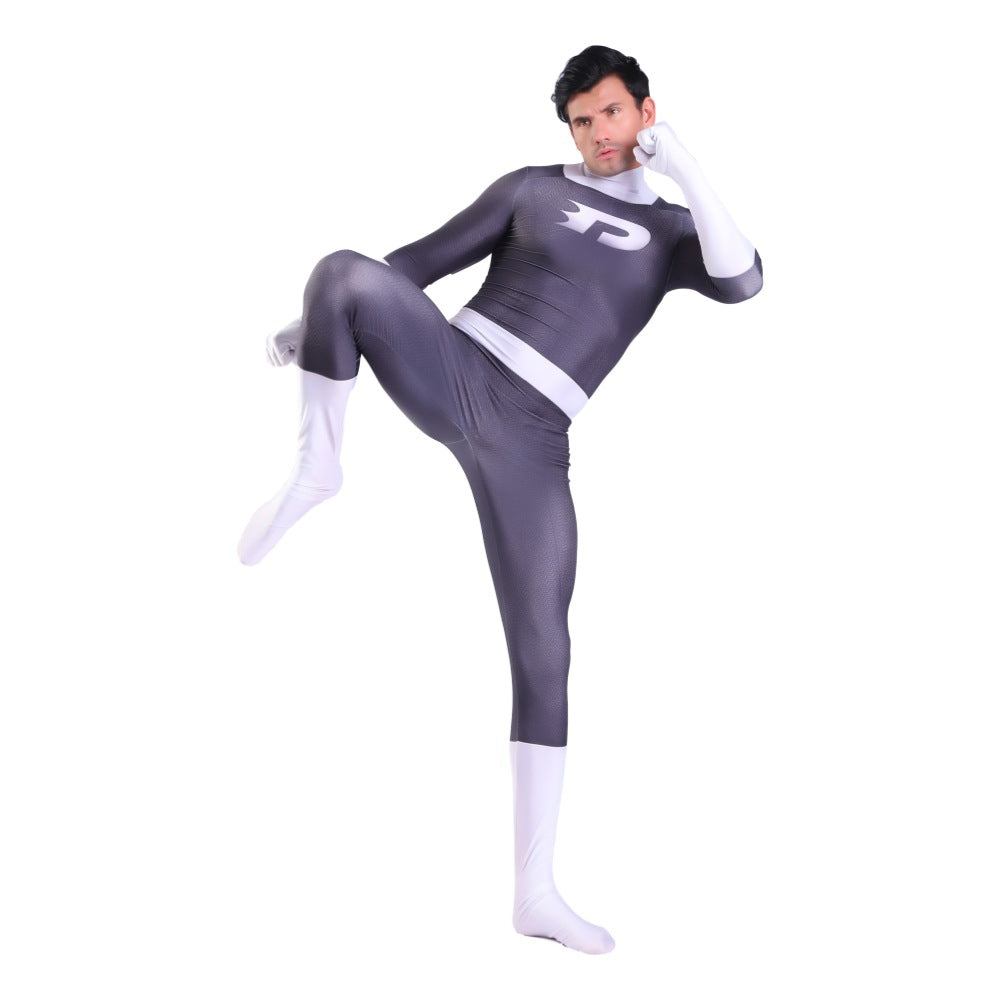 Danny Phantom 3D Printed Adult Children Anime Costume for Stage Performance - Halloweez