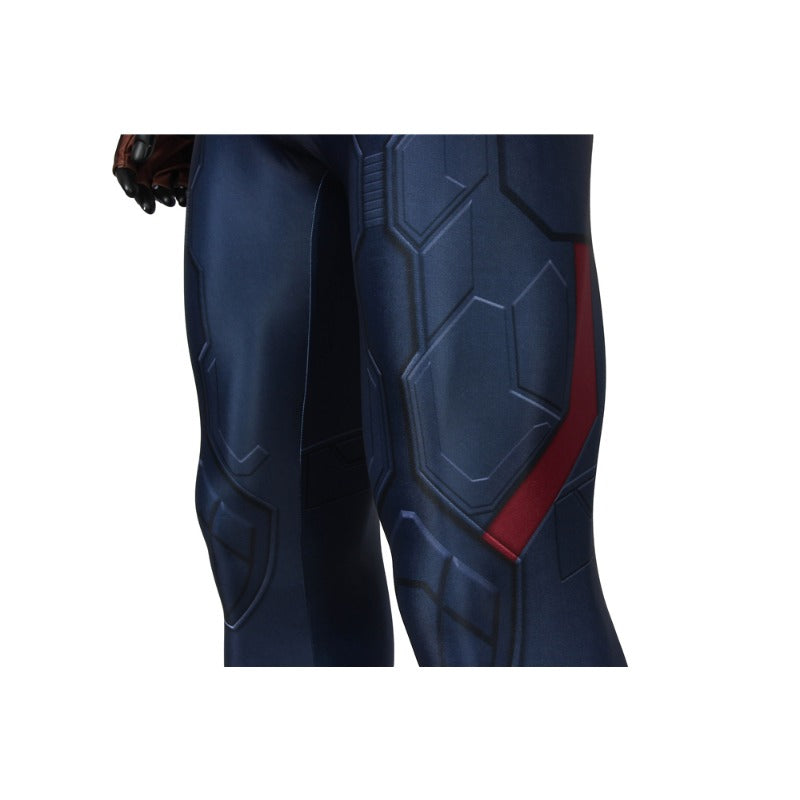 Halloweez Captain America Winter Soldier Digital Printed Cosplay Costume for Enthusiasts & Events