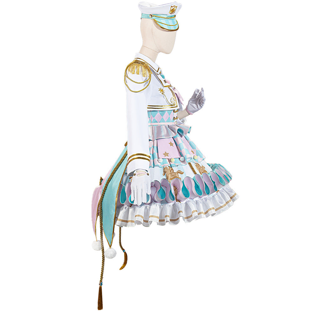 Bangdream Kokoro Tsurumaki Cosplay Costume Anime Game Dress Outfit - Halloweez