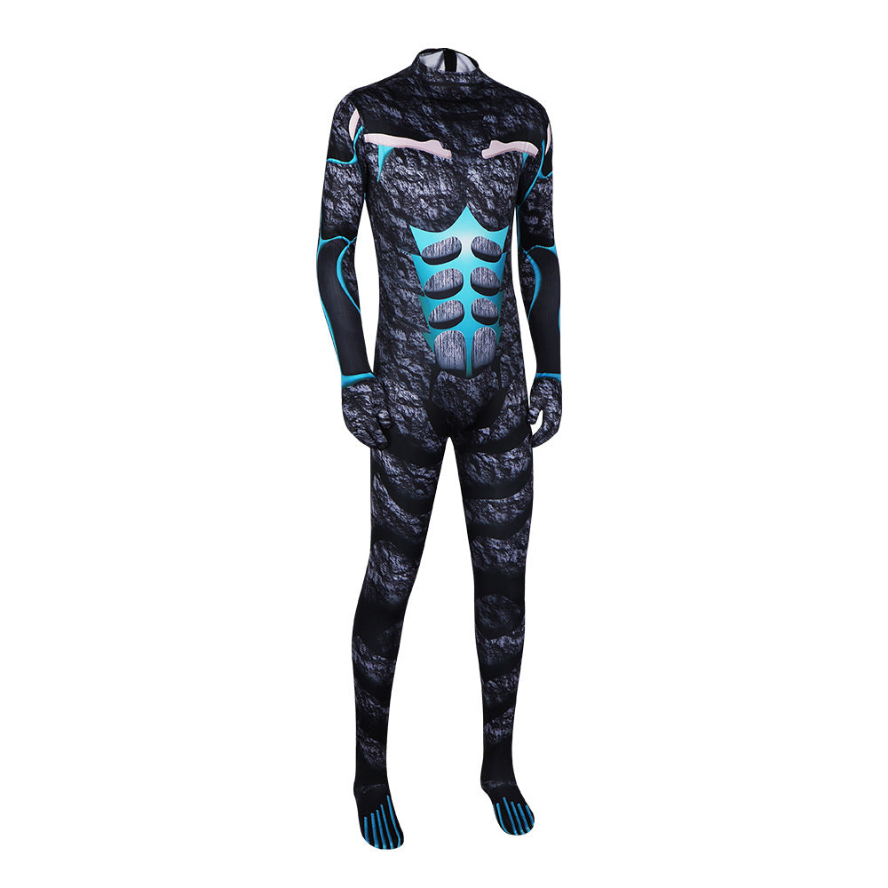New Kaiju No. 8 Kafka Cosplay Costume Tight Bodysuit Battle Jumpsuit Halloween Cosplay Performance Outfit - Halloweez