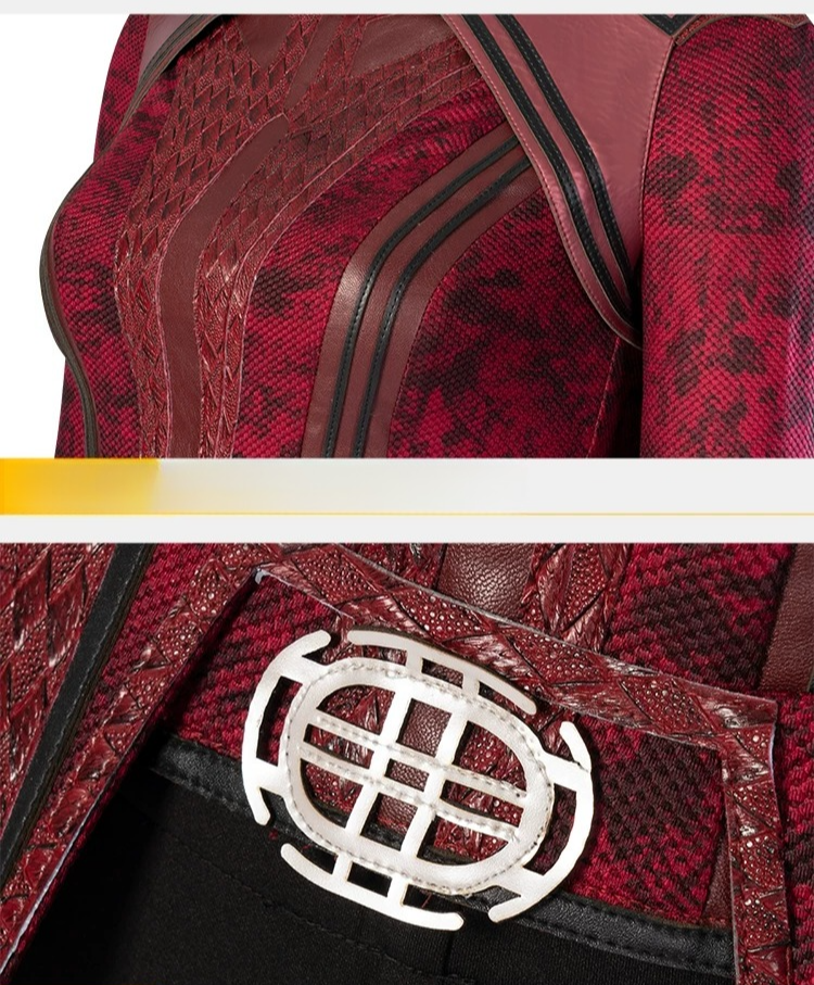 Scarlet Witch Wanda Cosplay Outfit, Doctor Strange in the Multiverse of Madness New Full Set Women Cosplay Costume for Halloween Party 二、英文关键词标签（15 个，逗号分隔） - Halloweez