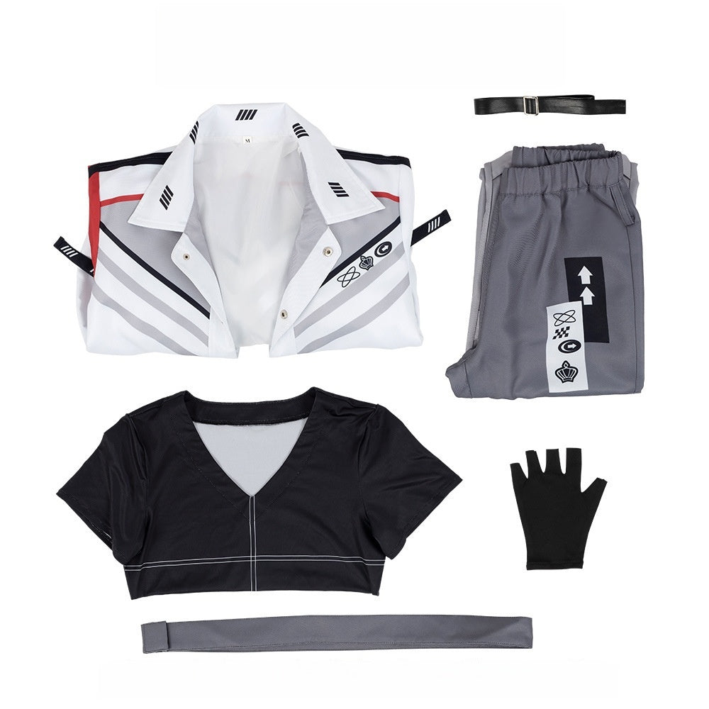 Rainbow Club VTuber ROF-MAO Kaga Hayato Cosplay Costume Anime Casual Long Sleeve Suit for Men and Women - Halloweez