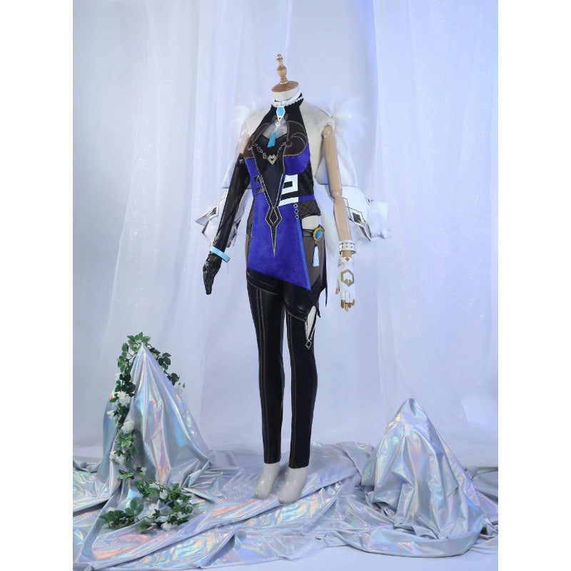 Halloweez Yelan Cosplay Costume for Genshin Impact Fans - Perfect for Halloween and Parties