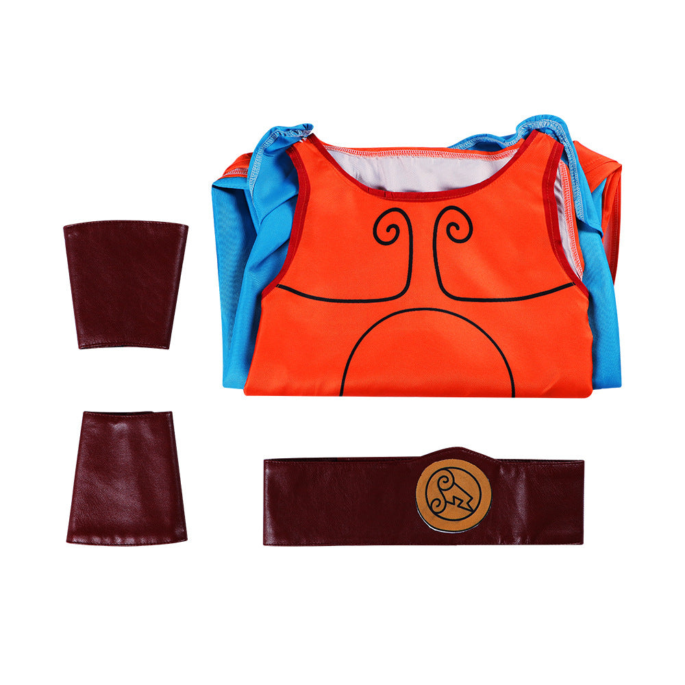 Ancient Greek Mythology Hercules Cosplay Costume for Adults and Children - Anime Role-Playing Clothing - Halloweez