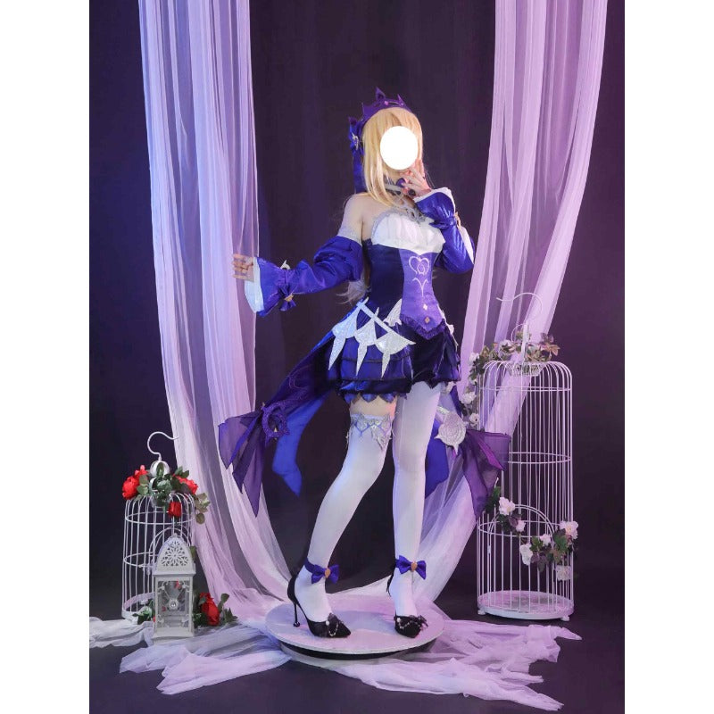 Halloweez Fischl Cosplay: Immernachtstraum Sexy Dress Suit