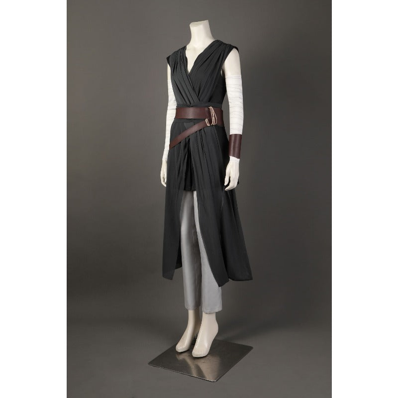 Halloweez Rey Cosplay Costume - The Last Jedi Halloween Uniform for Women - Halloweez