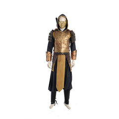 Halloweez Scorpion Cosplay Costume for Men - Immersive Mortal Kombat Halloween Ninja Outfit