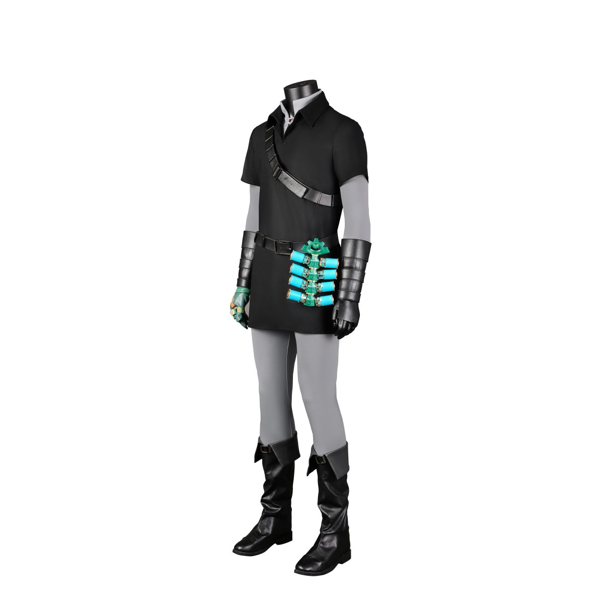 Legend of Zelda 2 Tears of the Kingdom Link Dark Suit Black Costume - Halloweez