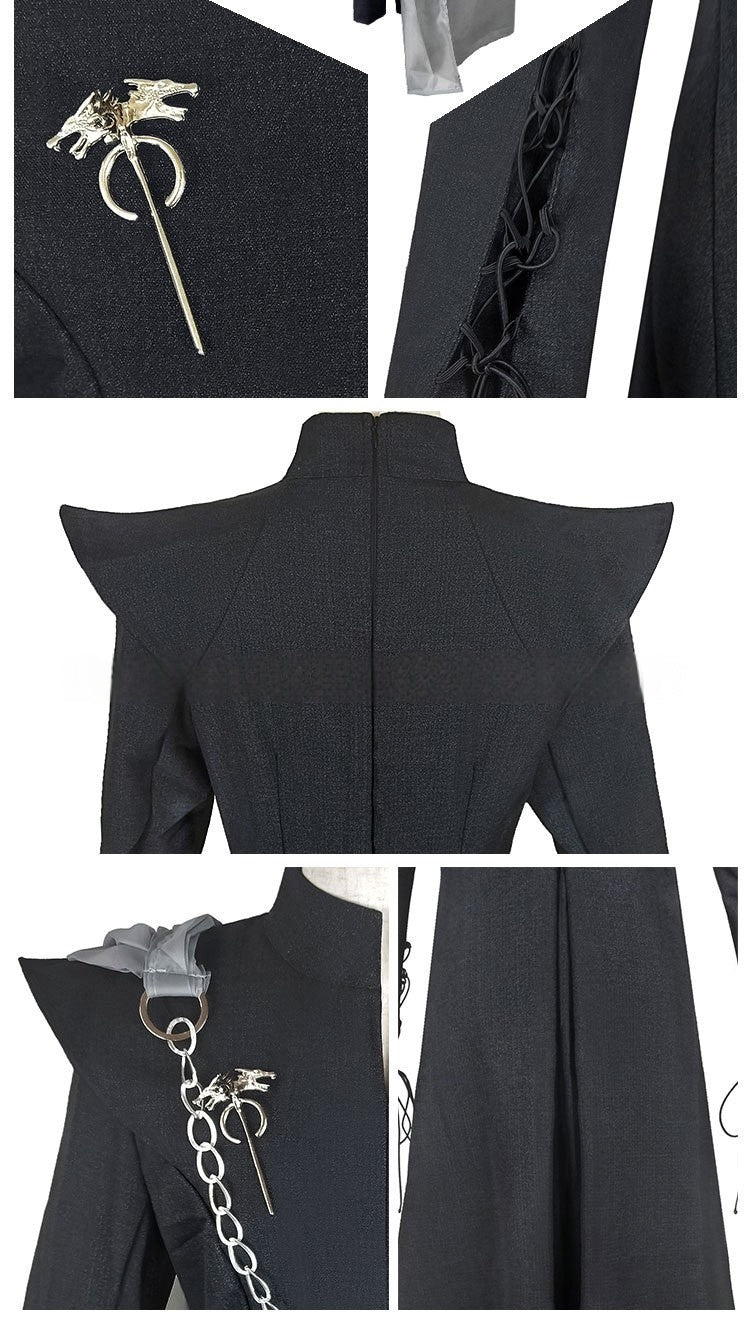 Game of Thrones Daenerys Targaryen Cosplay Costume - A Song of Ice and Fire Performance Clothing - Halloweez