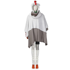 Halloweez Yuffie Kisaragi Cosplay Costume Set with Cape and Hat for FF Enthusiasts