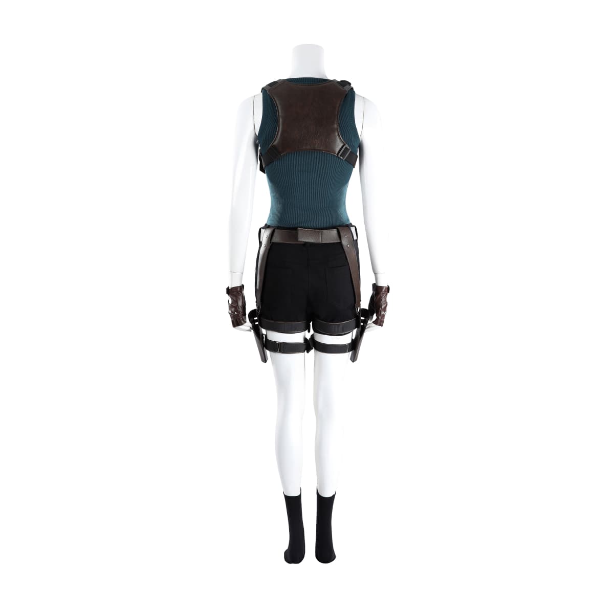 Tomb Raider Live Action Series Lara Croft Full Set Cosplay Costume, Complete Outfit for Cos Party & Halloween - Halloweez