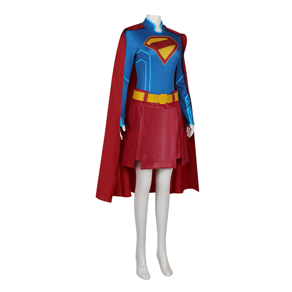 Super Girl Cosplay Costume Tomorrow Woman Superhero Role Play Costume for Halloween Stage Performance