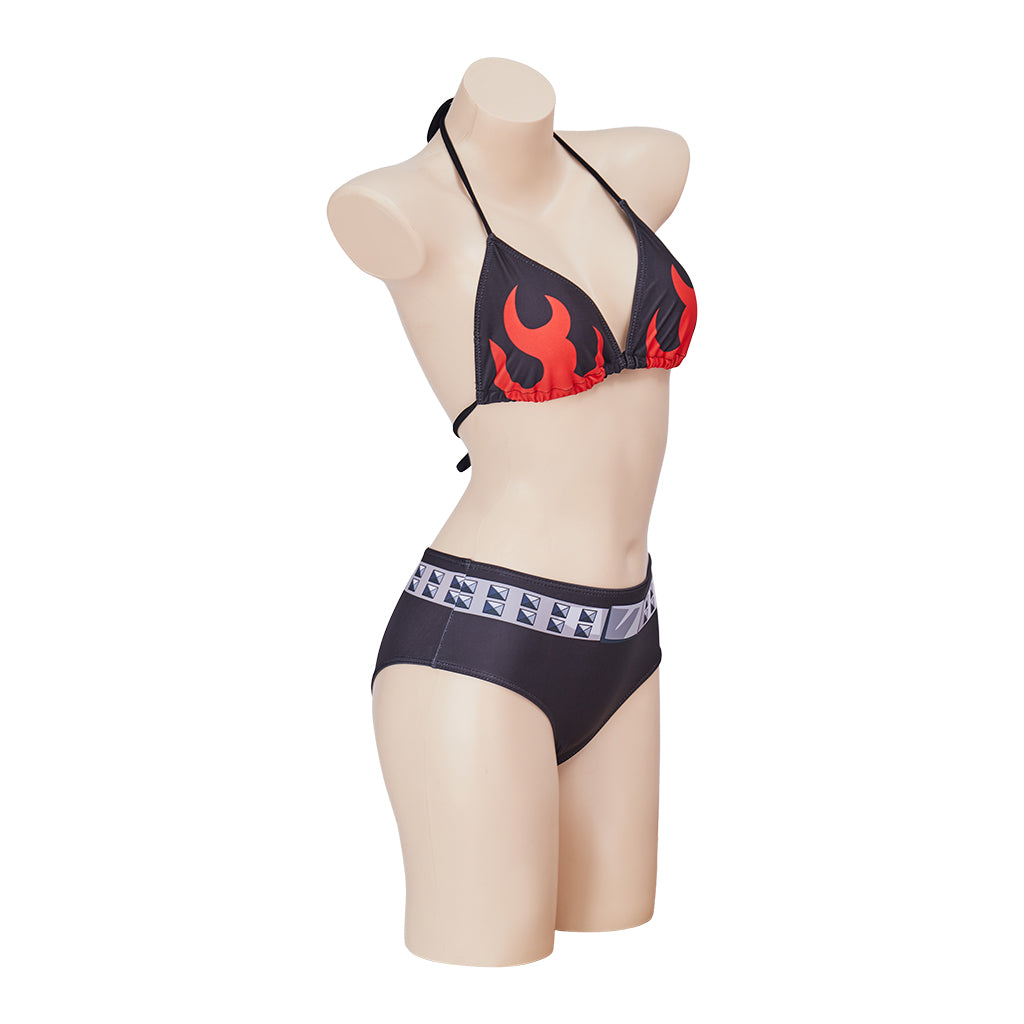 Tengen Toppa Gurren Lagann Yoko Littner Bikini Cosplay Swimsuit Two-Piece Set - Halloweez