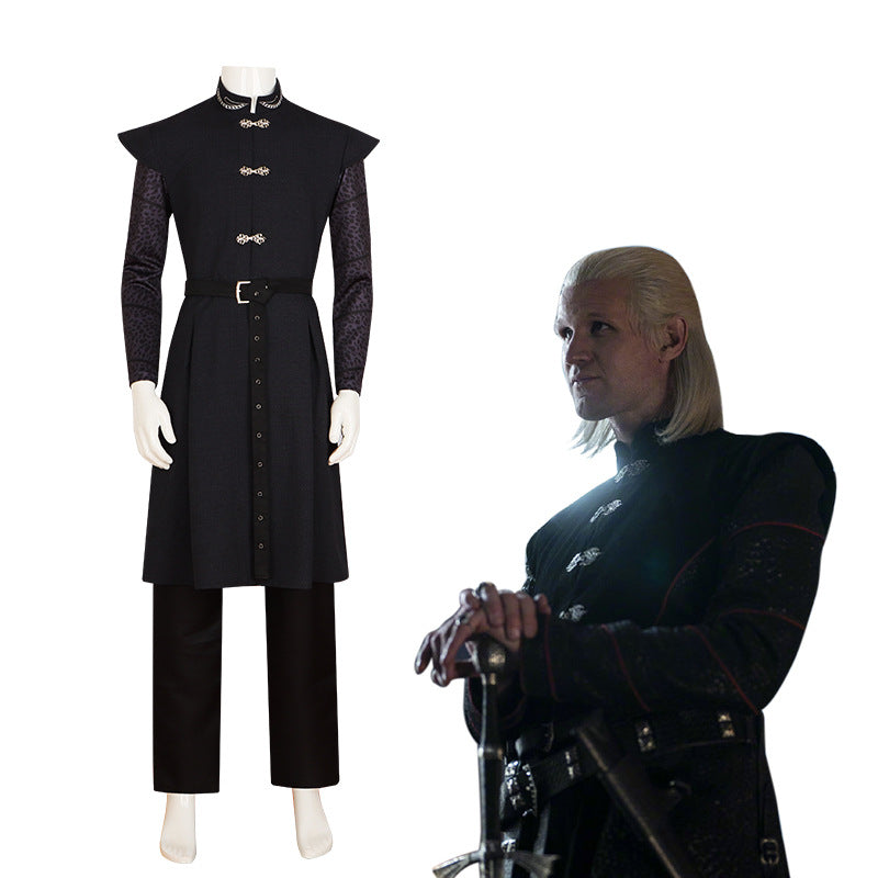 House of the Dragon Daemon Targaryen Cosplay Costume Full Set - Game of Thrones Prequel Halloween Performance Outfit - Halloweez