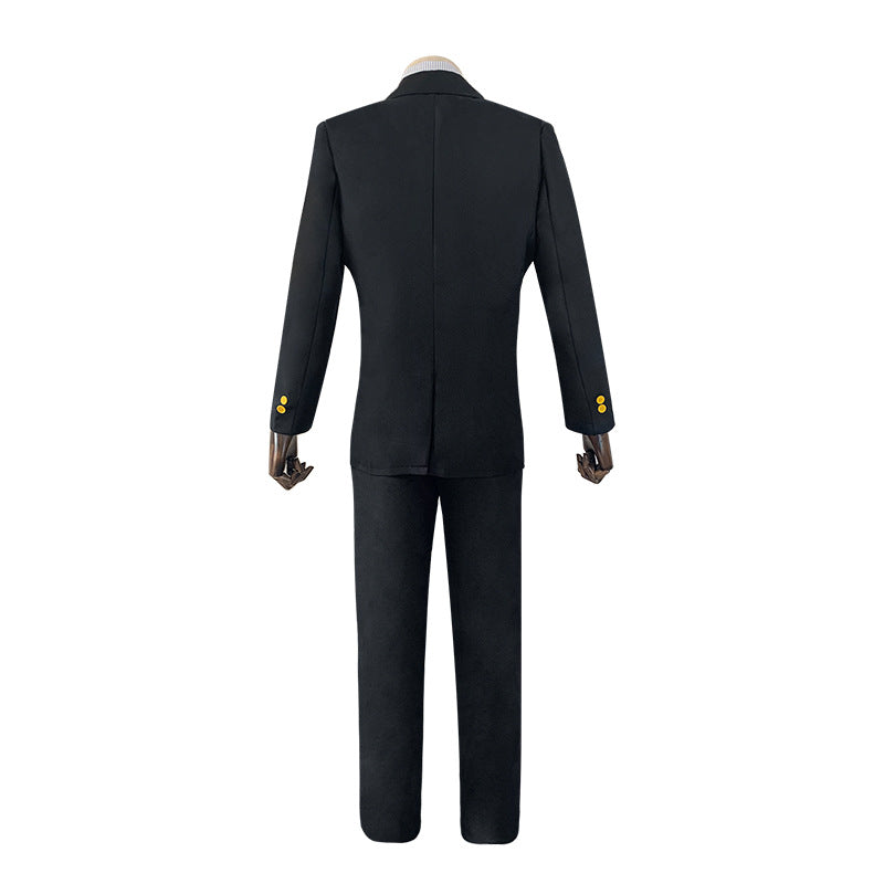 One Piece Sanji Cosplay Costume Black Suit Full Set for Anime Fans - Halloweez