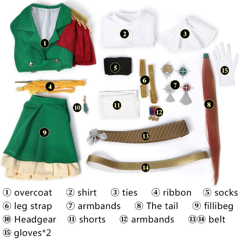 Disfraz de Rodolfo de símbolos de Halloween - Conjunto completo Pretty Derby de Uma Musume
