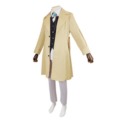 Bungo Stray Dogs Dazai Osamu Nakahara Chuuya Cosplay Costume Men's Full-Length Coat - Halloweez