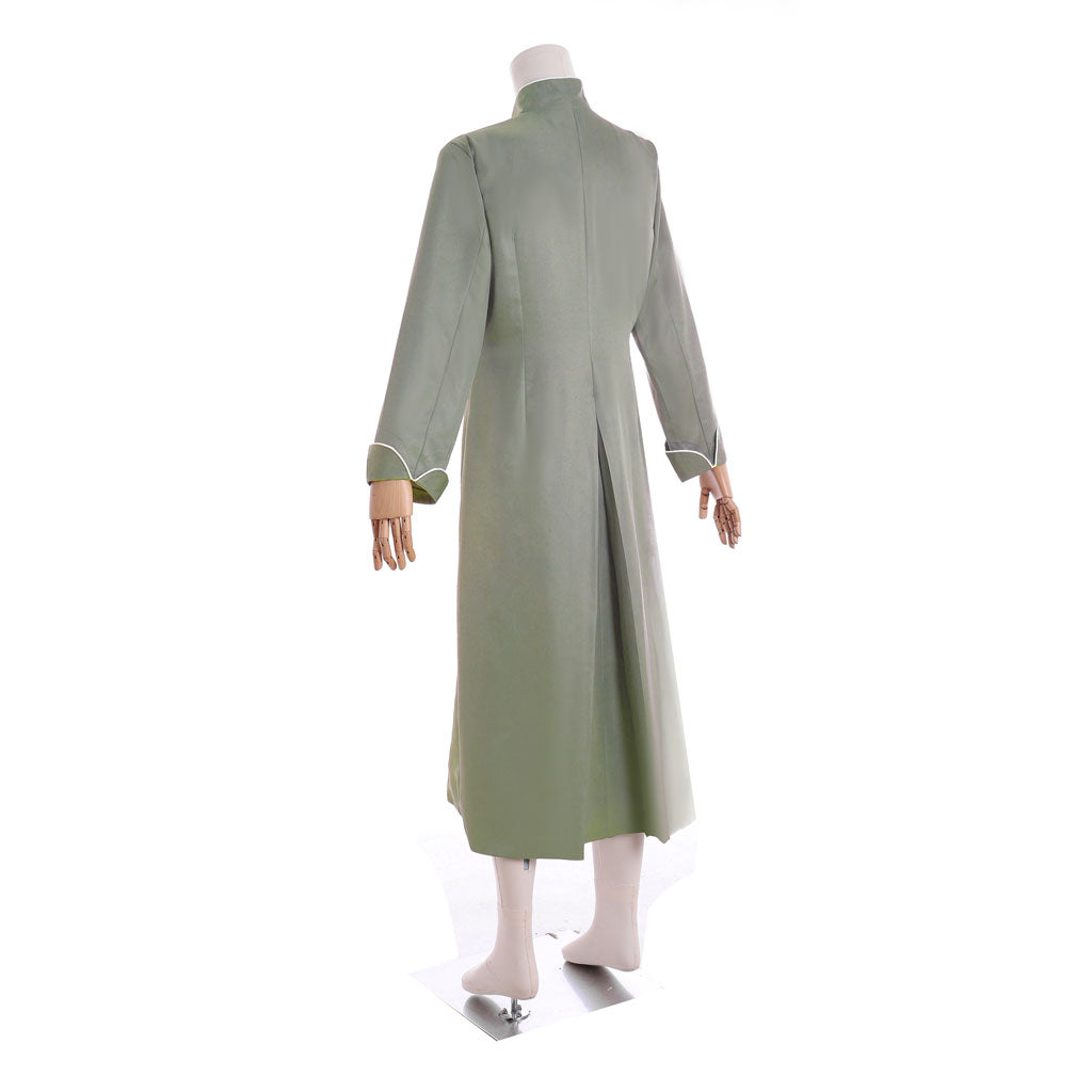 Authentic Medieval Priest Robe - Long Sleeve Vintage Stand Collar Costume by Halloweez