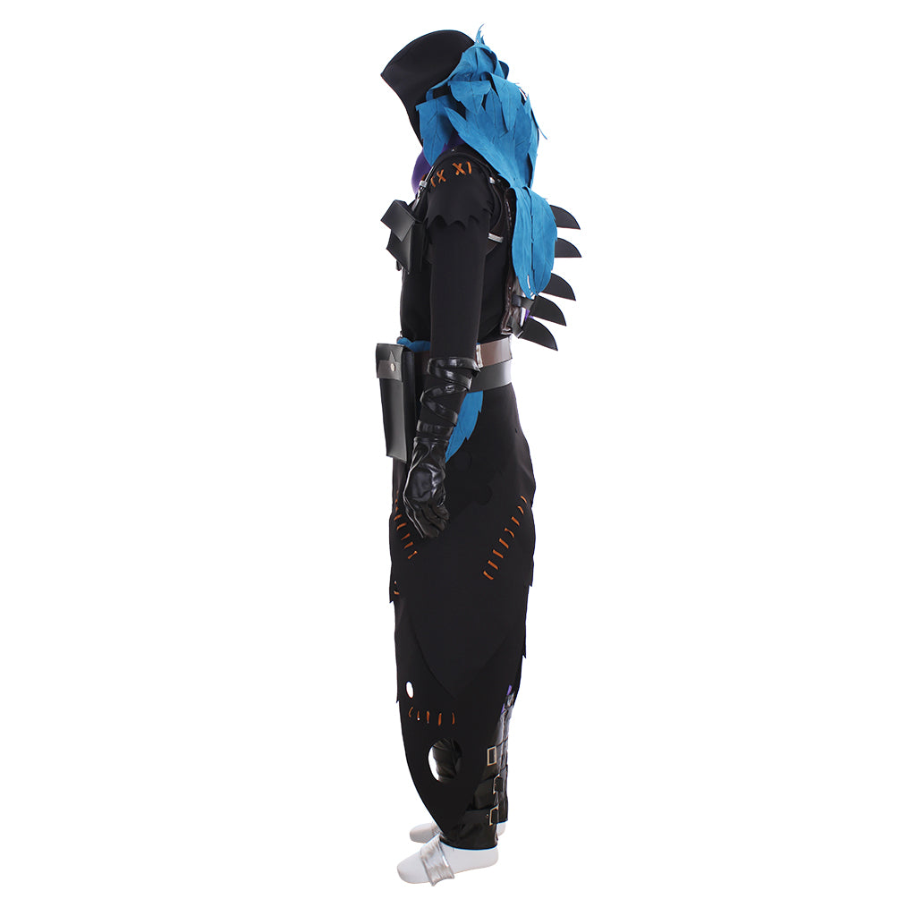 Halloweez Men's Raven Demon Cosplay Costume - Full Set Game Cosplay Outfit
