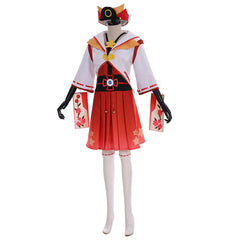 Halloweez Hyperdimension Neptunia Blanc Cosplay Costume | Elegant Adult Women Girls Blanc Dress Suit