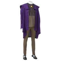 Halloweez Loki Cosplay Costume with Majestic Purple Cloak for Halloween