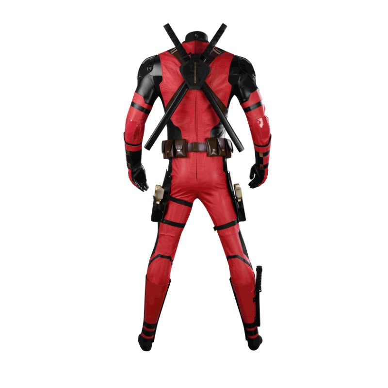 Halloweez Samurai Deadpool Cosplay Costume - Exclusive Deadpool & Wolverine Edition