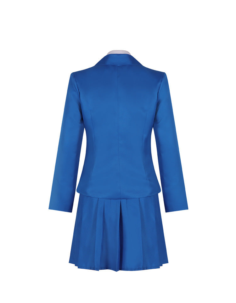 Detective Conan Kudo Shinichi Teitan High School Uniform Cosplay Costume Full Set - Halloweez