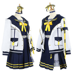 Rainbow Club VTuber Hoshimachi Suisei Hooded Jacket Anniversary Anime Costume Set - Halloweez