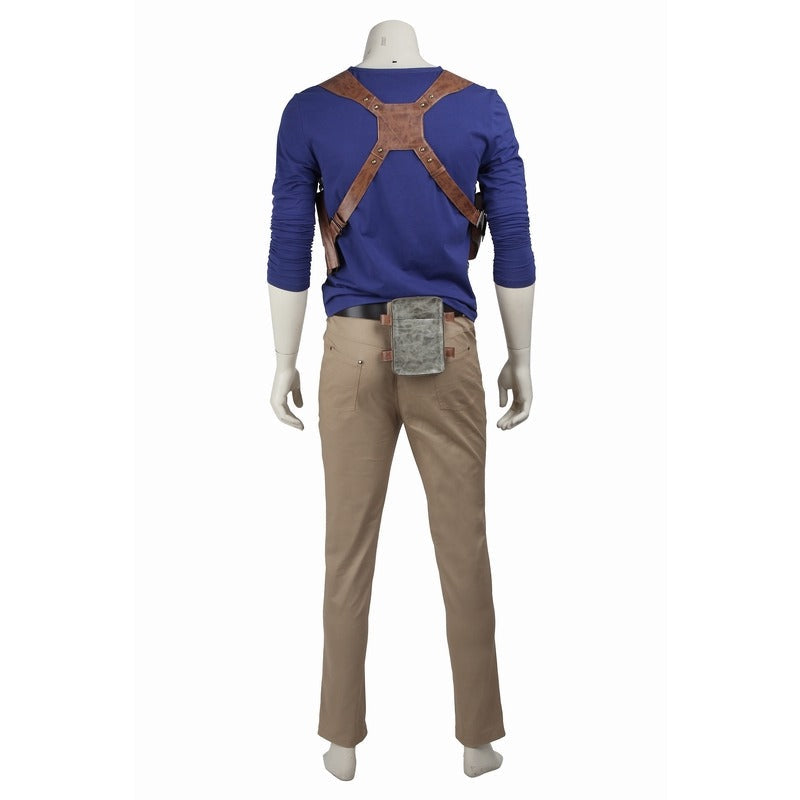 Halloweez Nathan Drake Costume - Uncharted 4: A Thief's End Deluxe Cosplay Full Set - Halloweez