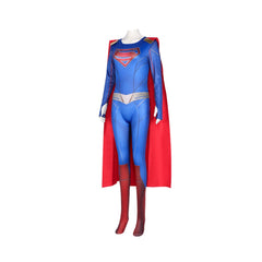 Superman & Lois Cosplay Costume - Superman Bodysuit with Cape for Halloween