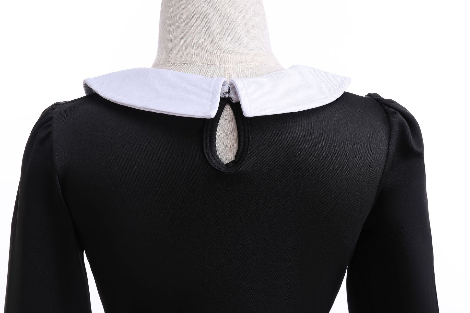 Wednesday Addams Cosplay Dress for Girls - The Addams Family Movie Costume - Halloweez