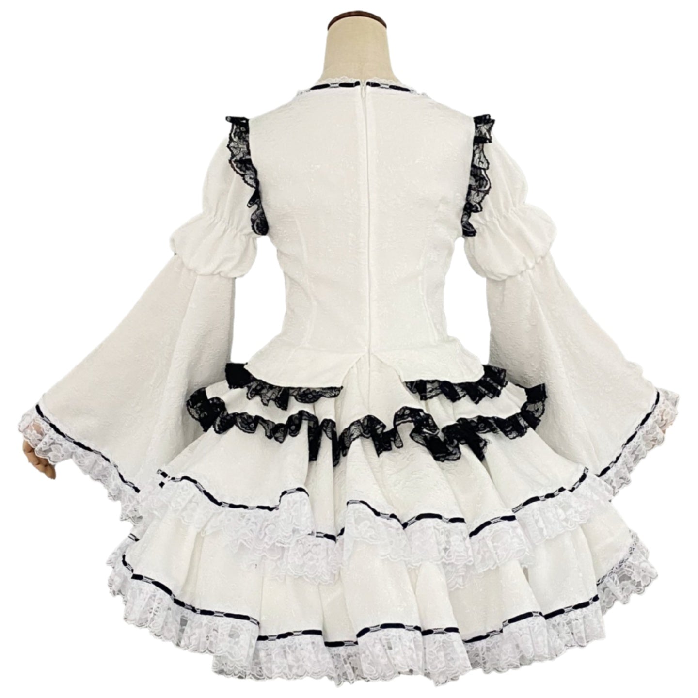 Utau Hoshina Shugo Chara White Lolita Dress Anime Cosplay Costume - Halloweez
