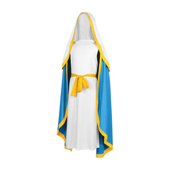 European Retro Long Robe Cloak Cosplay Medieval Hooded Cape Monk Missionary Stage Costume - Halloweez