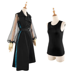 BanGDream MyGO Chihaya Anon 2D Cos Anime Women's Long Dress - Authentic Cosplay Costume - Halloweez