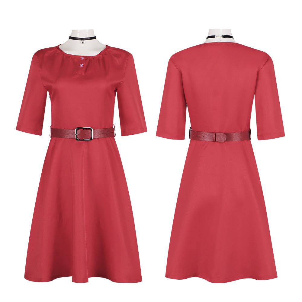 Witch and Familiar Cosplay Costume Nico Tsukizuki Anime Role Play Dress