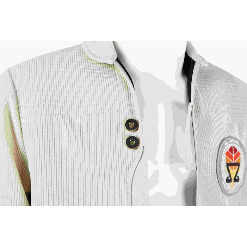 Chaqueta blanca de esqueleto de Star Wars para Halloween: traje de cosplay de Halloween de primera calidad