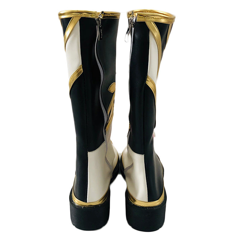 Food Fantasy Fortune Shrimp Cosplay Shoes Anime High Heels for Cosplay Events - Halloweez