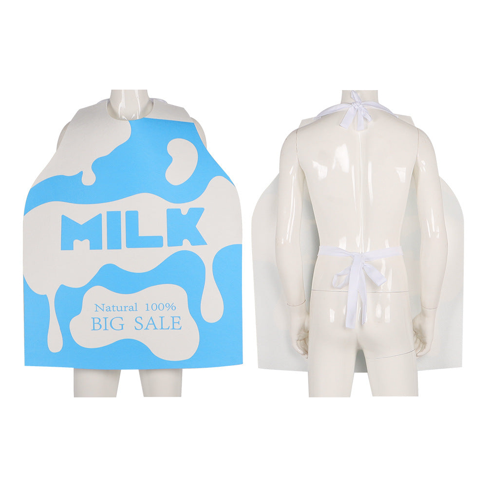 Christmas Couple Roleplay Milk Cookie Biscuit Costume Set for Halloween Party Funny Stage Performance