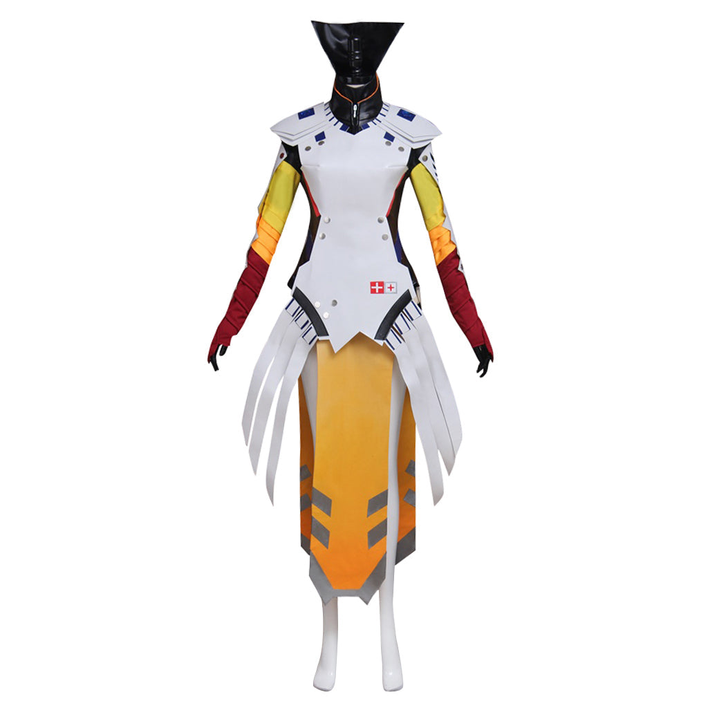 Tenue de cosplay Mercy pour Halloween – Combinaison élégante pour les passionnés et les rassemblements de cosplay