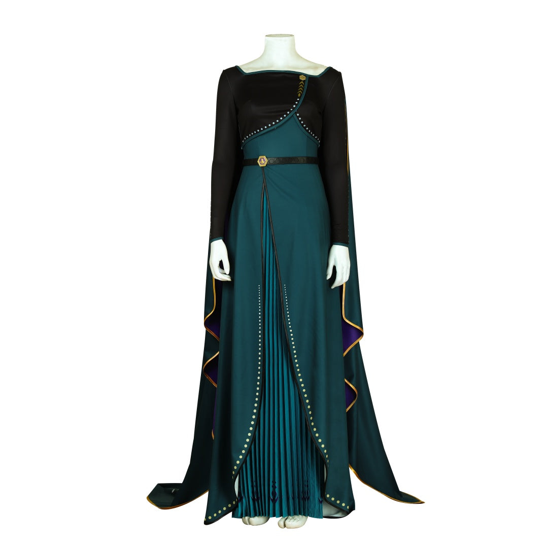 Frozen 2 Anna Coronation Princess Dress, Official Anna Cosplay Costume for Women Girls, Movie Character Outfit - Halloweez