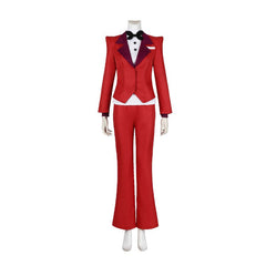 Halloweez Charlie Morningstar Cosplay Costume - Red Suit for Halloween