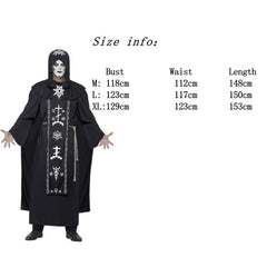 Wizard Black Robe Vampire Cosplay Costume for Halloween Couples 2020 New - Halloweez