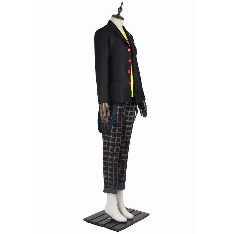 Halloweez Ryuji Sakamoto Persona 5 Cosplay Costume School Uniform with Wig for Festive Celebrations