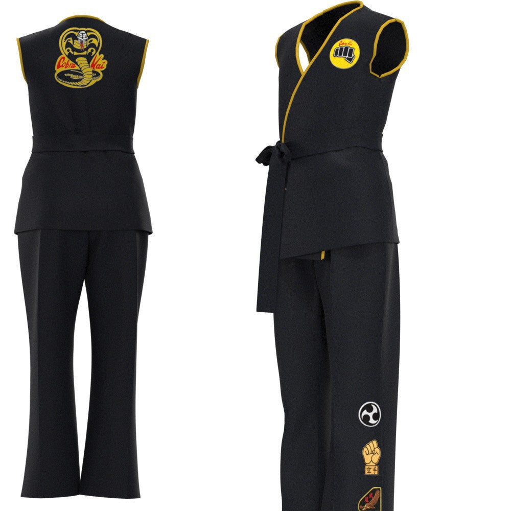 Cobra Kai Dojo Uniform Cosplay Costume for The Karate Fans - Halloweez