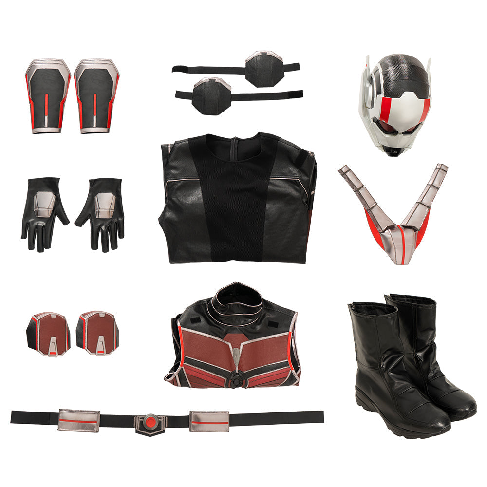 Halloweez Ant-Man 3 Cosplay - Scott Lang Quantumania Suit with Helmet